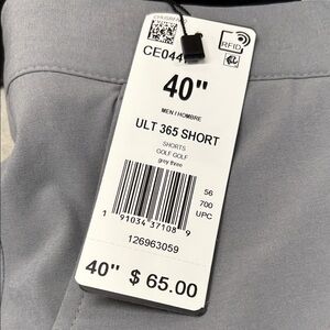 Adidas Gray ULT 365 Golf Shorts